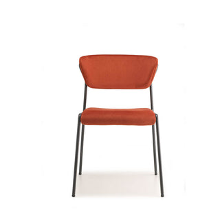 Scab Lisa chair anthracite grey coated legs and padded seat - Buy now on ShopDecor - Discover the best products by SCAB design