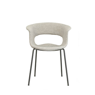 Scab Miss B Pop armchair anthracite grey coated legs and fabric seat - Buy now on ShopDecor - Discover the best products by SCAB design