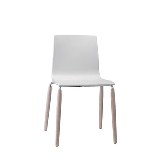 Scab Natural Alice chair with wooden legs and technopolymer seat - Buy now on ShopDecor - Discover the best products by SCAB design