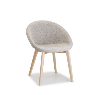 Scab Natural Giulia Pop chair natural beech legs and fabric seat - Buy now on ShopDecor - Discover the best products by SCAB design