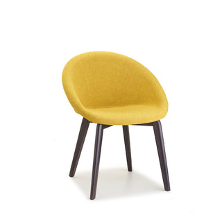 Scab Natural Giulia Pop chair wengé beech legs and fabric seat - Buy now on ShopDecor - Discover the best products by SCAB design