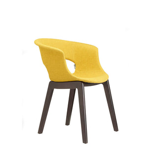 Scab Natural Miss B Pop armchair wengé beech legs and fabric seat - Buy now on ShopDecor - Discover the best products by SCAB design