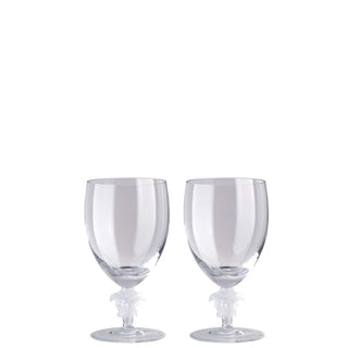 Versace meets Rosenthal Medusa Lumière 2nd Editon Set 2 water goblets - Buy now on ShopDecor - Discover the best products by VERSACE HOME design