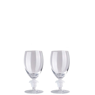 Versace meets Rosenthal Medusa Lumière 2nd Editon Set 2 white wine glass - Buy now on ShopDecor - Discover the best products by VERSACE HOME design