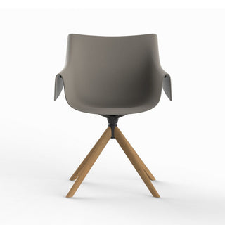 Vondom Manta Wooden Swivel chair - Buy now on ShopDecor - Discover the best products by VONDOM design