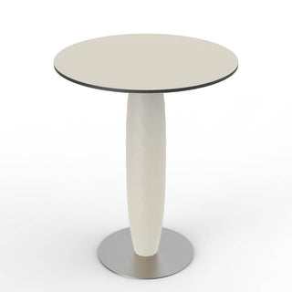 Vondom Vases table with stainless steel base and round top HPL diam.60 cm - Buy now on ShopDecor - Discover the best products by VONDOM design