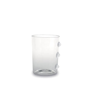 Zafferano Petoni tumbler transparent with little balls - Buy now on ShopDecor - Discover the best products by ZAFFERANO design