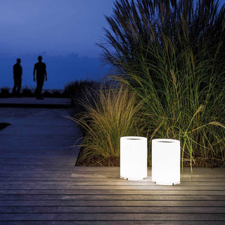 Davide Groppi Lenta LED Outdoor floor lamp matt white - Buy now on ShopDecor - Discover the best products by DAVIDE GROPPI design