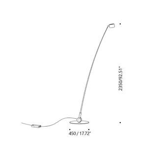 Davide Groppi Sampei 260 LED floor lamp - Buy now on ShopDecor - Discover the best products by DAVIDE GROPPI design