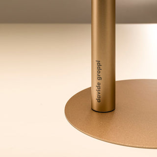 Davide Groppi Tetatet portable table lamp matt gold - Buy now on ShopDecor - Discover the best products by DAVIDE GROPPI design