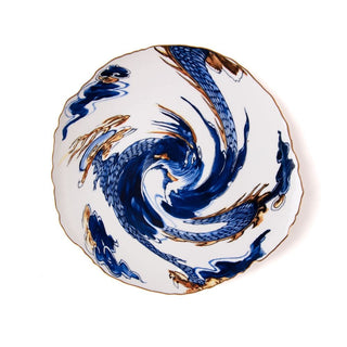 Diesel with Seletti Classics on Acid Imari Dragon plate diam. 28 cm. - Buy now on ShopDecor - Discover the best products by DIESEL LIVING WITH SELETTI design