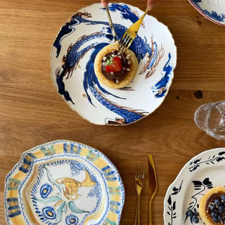 Diesel with Seletti Classics on Acid plate diam. 28 cm. - 11.02 in. - Buy now on ShopDecor - Discover the best products by DIESEL LIVING WITH SELETTI design
