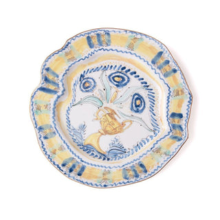Diesel with Seletti Classics on Acid plate diam. 28 cm. - 11.02 in. Spanish Yellow - Buy now on ShopDecor - Discover the best products by DIESEL LIVING WITH SELETTI design