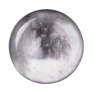 Diesel with Seletti Cosmic Diner dinner plate diam. 26 cm. - 10.24 in. Titan - Buy now on ShopDecor - Discover the best products by DIESEL LIVING WITH SELETTI design