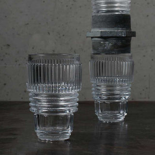 Diesel with Seletti Machine Collection set 3 glasses h. 13 cm. transparent - Buy now on ShopDecor - Discover the best products by DIESEL LIVING WITH SELETTI design