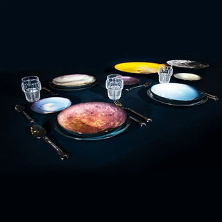 Diesel with Seletti Cosmic Diner dinner plate diam. 26 cm. - 10.24 in. - Buy now on ShopDecor - Discover the best products by DIESEL LIVING WITH SELETTI design
