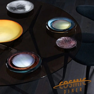 Diesel with Seletti Cosmic Diner dinner plate diam. 26 cm. - 10.24 in. - Buy now on ShopDecor - Discover the best products by DIESEL LIVING WITH SELETTI design
