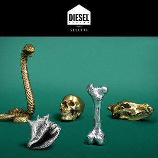 Diesel with Seletti Wunderkammer Wolf Skull decoration brass - Buy now on ShopDecor - Discover the best products by DIESEL LIVING WITH SELETTI design