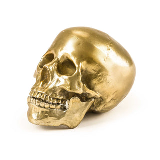 Diesel with Seletti Wunderkrammer Human Skull decoration brass - Buy now on ShopDecor - Discover the best products by DIESEL LIVING WITH SELETTI design