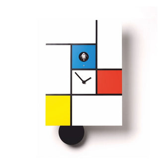 Domeniconi Mondrian cuckoo clock - Buy now on ShopDecor - Discover the best products by DOMENICONI design