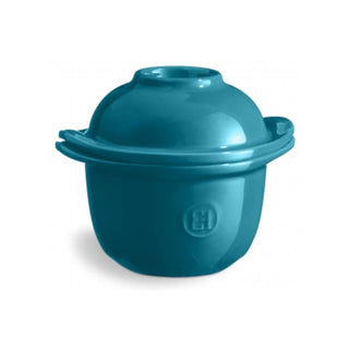 Emile Henry The Egg Nest egg cooker Emile Henry Mediterranean blue 60 - Buy now on ShopDecor - Discover the best products by EMILE HENRY design