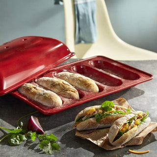 Emile Henry Mini-baguettes Baker - Buy now on ShopDecor - Discover the best products by EMILE HENRY design