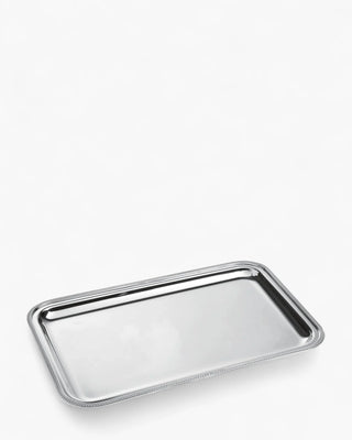Ercuis Ambassade Perles tray silver plated Without Handles 50x38 cm - 19.68x14.96 in - Buy now on ShopDecor - Discover the best products by ERCUIS design