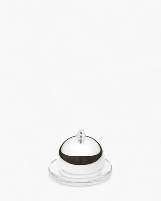 Ercuis Regards butter dish with cover silver plated 10 cm - 3.94 in - Buy now on ShopDecor - Discover the best products by ERCUIS design