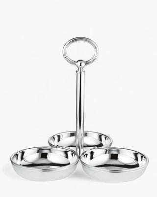 Ercuis Rencontre snack server 3 small cups silver plated - Buy now on ShopDecor - Discover the best products by ERCUIS design