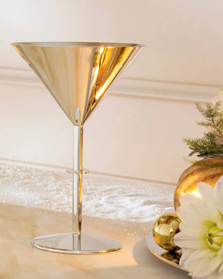 Ercuis Saturne martini glass silver plated - Buy now on ShopDecor - Discover the best products by ERCUIS design