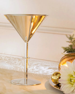 Ercuis Saturne martini glass silver plated - Buy now on ShopDecor - Discover the best products by ERCUIS design