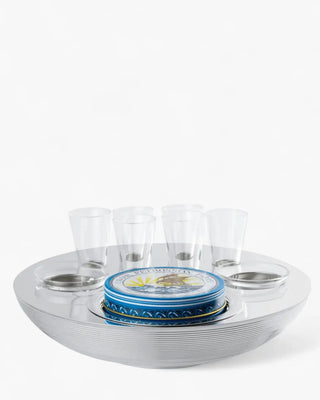 Ercuis Transat 2 caviar and 6 vodka holders silver plated - Buy now on ShopDecor - Discover the best products by ERCUIS design