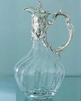 Ercuis Tuileries decanter 1.30 l - 43.96 oz silver plated - Buy now on ShopDecor - Discover the best products by ERCUIS design
