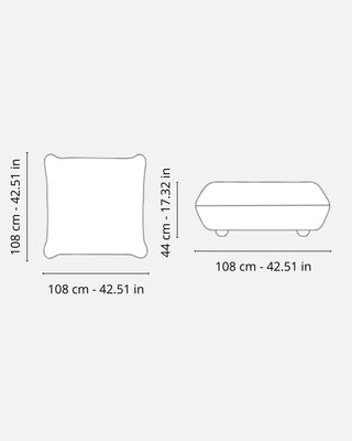 Fatboy Sumo Hocker modular velvet sofa