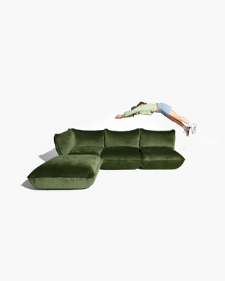 Fatboy Sumo Hocker modular velvet sofa