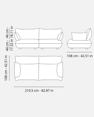Fatboy Sumo velvet sofa