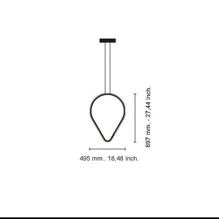 Flos Arrangements Drop Down pendant lamp LED black - Buy now on ShopDecor - Discover the best products by FLOS design