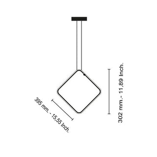 Flos Arrangements Square Small pendant lamp LED black - Buy now on ShopDecor - Discover the best products by FLOS design