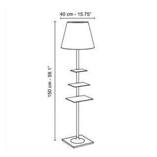 Flos Bibliotheque Nationale floor lamp/bookshelf - Buy now on ShopDecor - Discover the best products by FLOS design