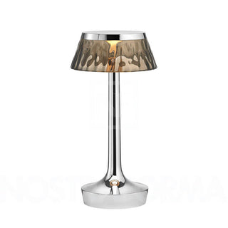 Flos Bon Jour Unplugged portable table lamp Flos Chrome Fumè - Buy now on ShopDecor - Discover the best products by FLOS design