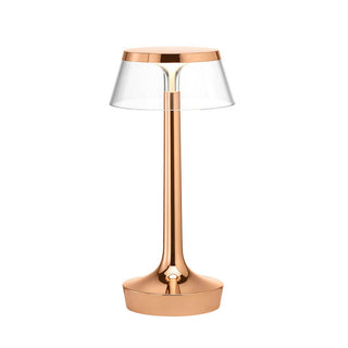 Flos Bon Jour Unplugged portable table lamp Copper Transparent - Buy now on ShopDecor - Discover the best products by FLOS design