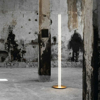 Flos Coordinates Floor floor lamp anodized champagne - Buy now on ShopDecor - Discover the best products by FLOS design