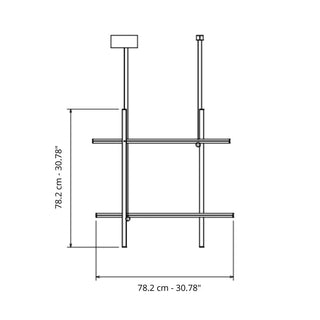 Flos Coordinates Suspension 3 suspension lamp anodized champagne - Buy now on ShopDecor - Discover the best products by FLOS design