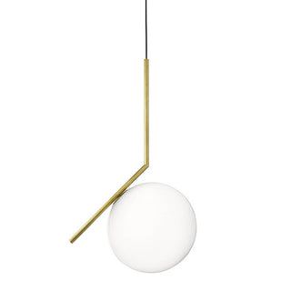 Flos IC S2 pendant lamp Brass - Buy now on ShopDecor - Discover the best products by FLOS design