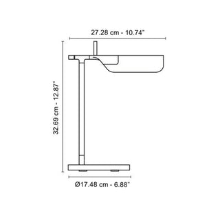 Flos Tab Led T table lamp - Buy now on ShopDecor - Discover the best products by FLOS design