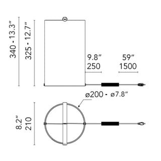 Flos To-Tie T2 table lamp LED h. 34 cm. - Buy now on ShopDecor - Discover the best products by FLOS design