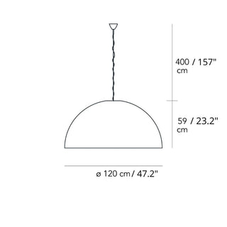 FontanaArte Avico small suspension lamp by Charles Williams - Buy now on ShopDecor - Discover the best products by FONTANAARTE design