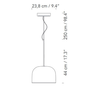 FontanaArte Equatore small LED suspension lamp by Gabriele & Oscar Buratti - Buy now on ShopDecor - Discover the best products by FONTANAARTE design