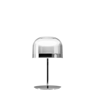 FontanaArte Equatore small table lamp by Gabriele & Oscar Buratti Chrome Transparent - Buy now on ShopDecor - Discover the best products by FONTANAARTE design