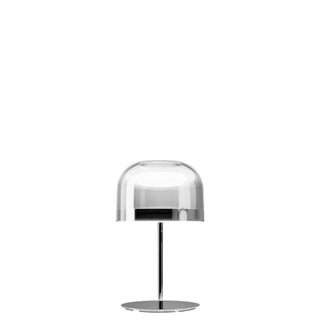 FontanaArte Equatore medium table lamp by Gabriele & Oscar Buratti Chrome Transparent - Buy now on ShopDecor - Discover the best products by FONTANAARTE design